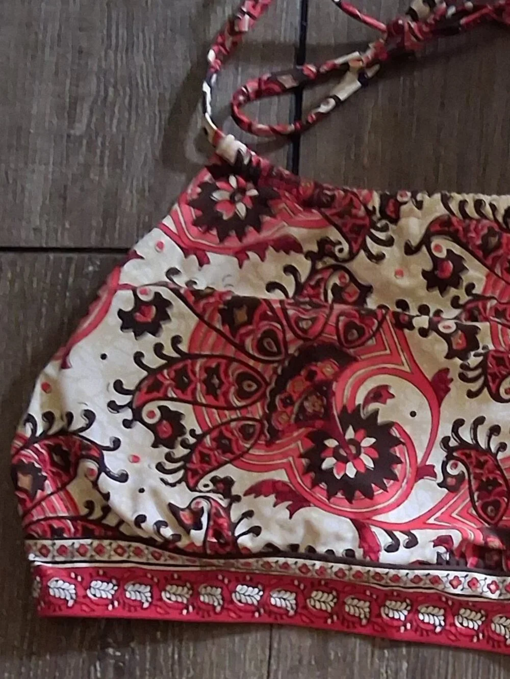 new Michael Kors Halter Bikini Paisley Medium $128. new with tags
